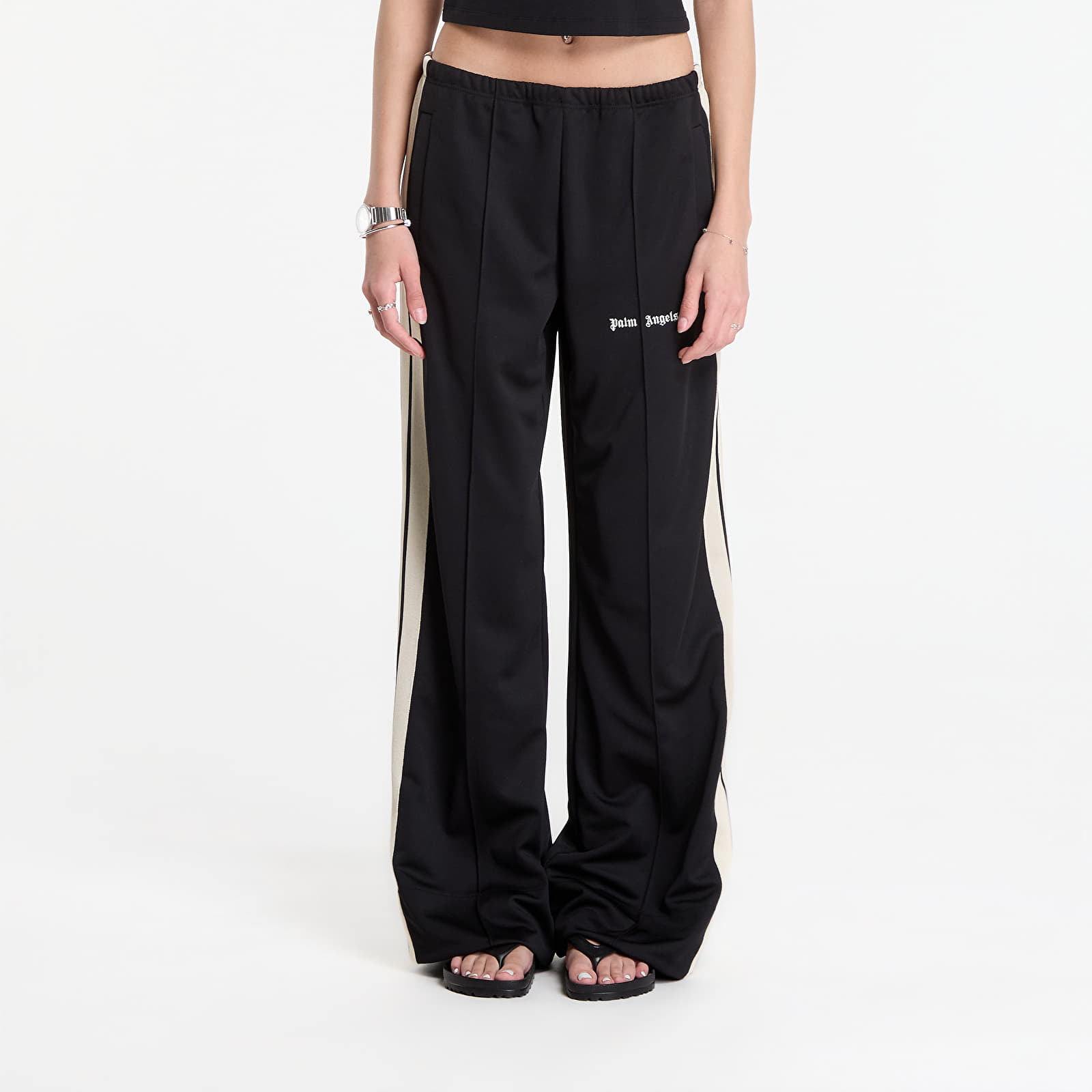 Chandal Palm Angels Classic Logo Track Loose Pants Black/ Off White