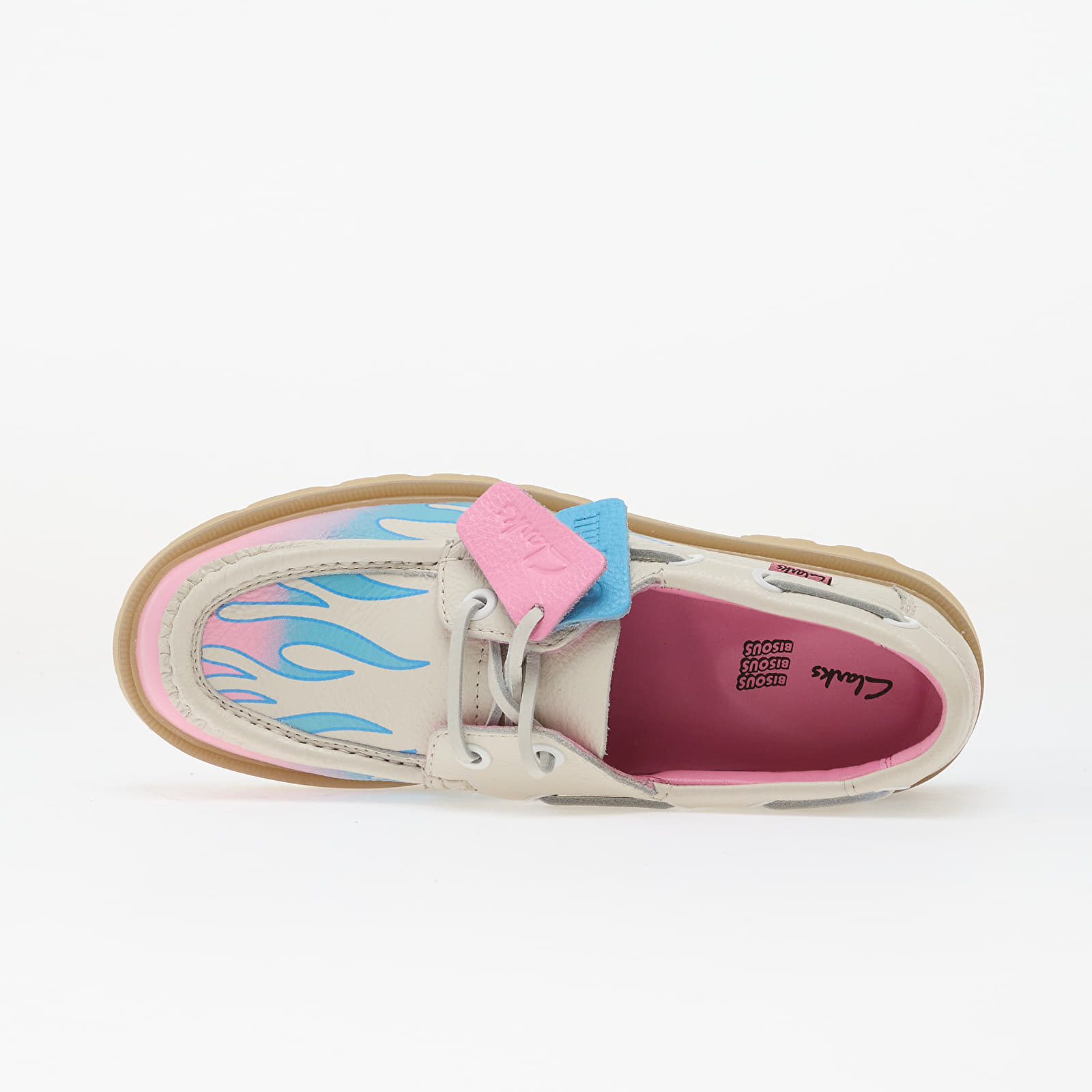 Chaussures et baskets homme Clarks Originals x Bisous Cleyhill Fire White