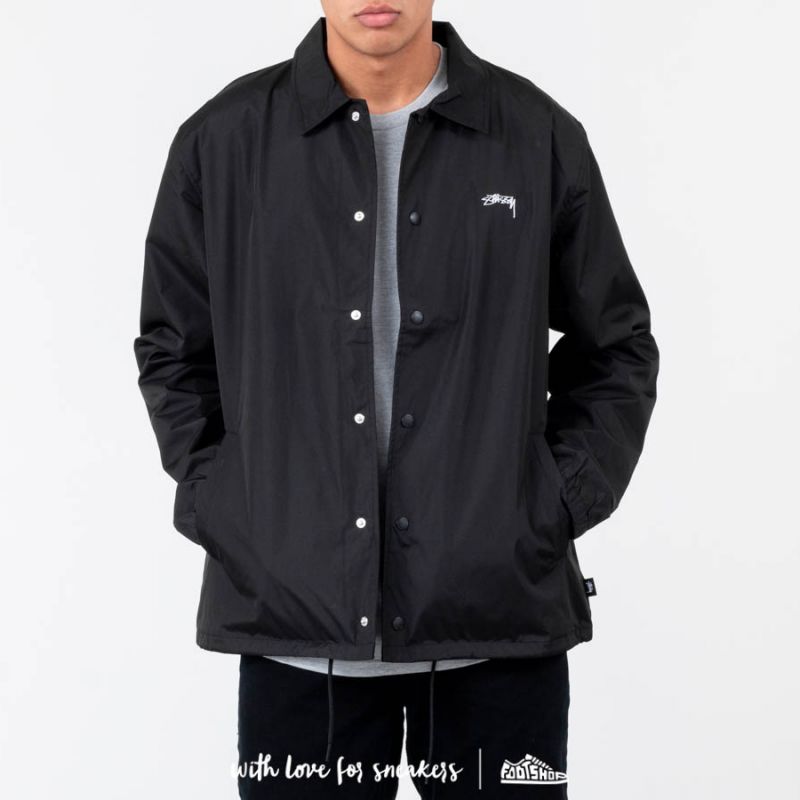 Stüssy Cruize Coach Jacket Black | Footshop