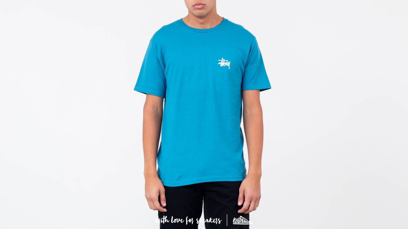 T-Shirts Stüssy Basic Tee Ocean