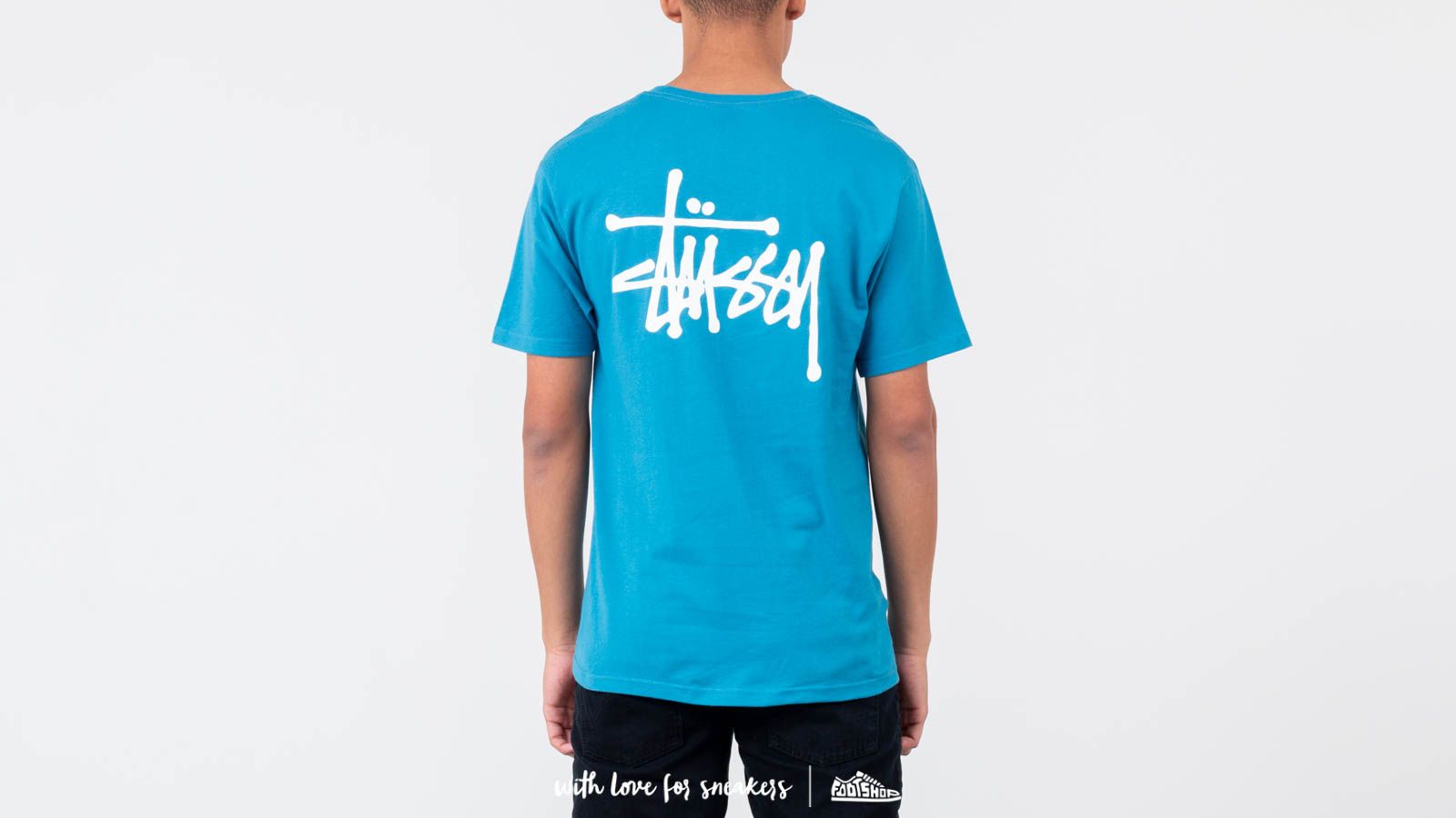 T-Shirts Stüssy Basic Tee Ocean
