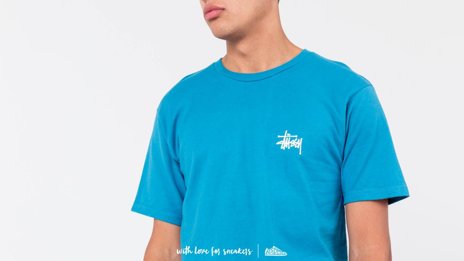 T-Shirts Stüssy Basic Tee Ocean