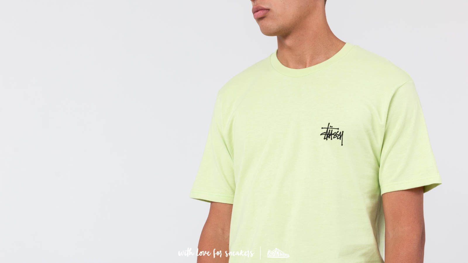 Camisetas Stüssy Basic Tee Pale Green