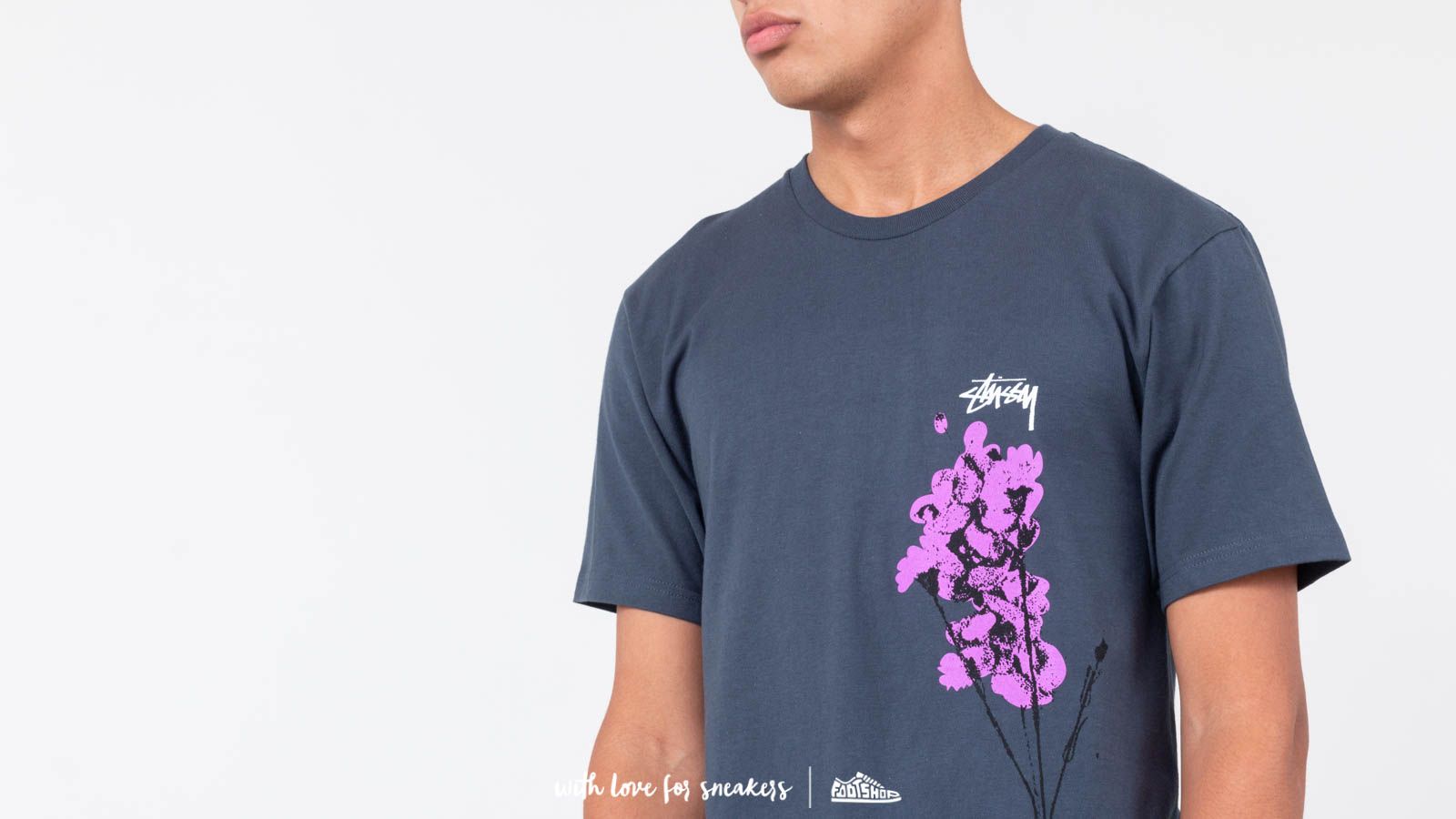 【MUDIDI】Flower inner t-shirt 003 T-shirt with Daisy flowers pattern