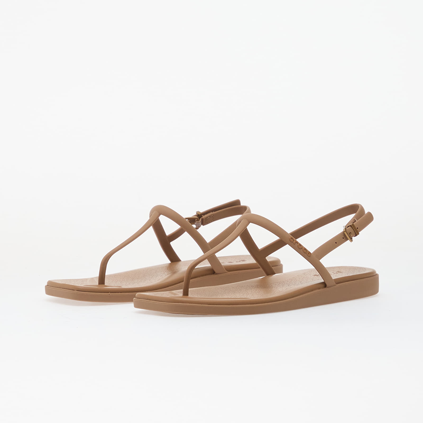 Women's shoes Crocs Miami Thong Flip Milk Chocolate