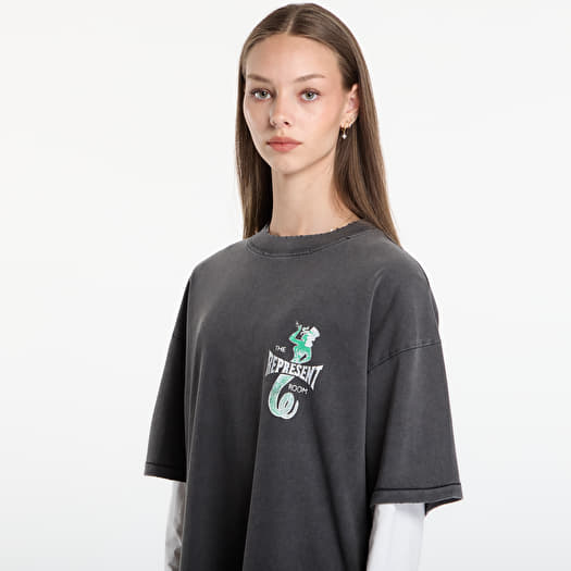 REPRESENT The Viper Room Dice T-Shirt UNISEX Vintage Grey | Footshop