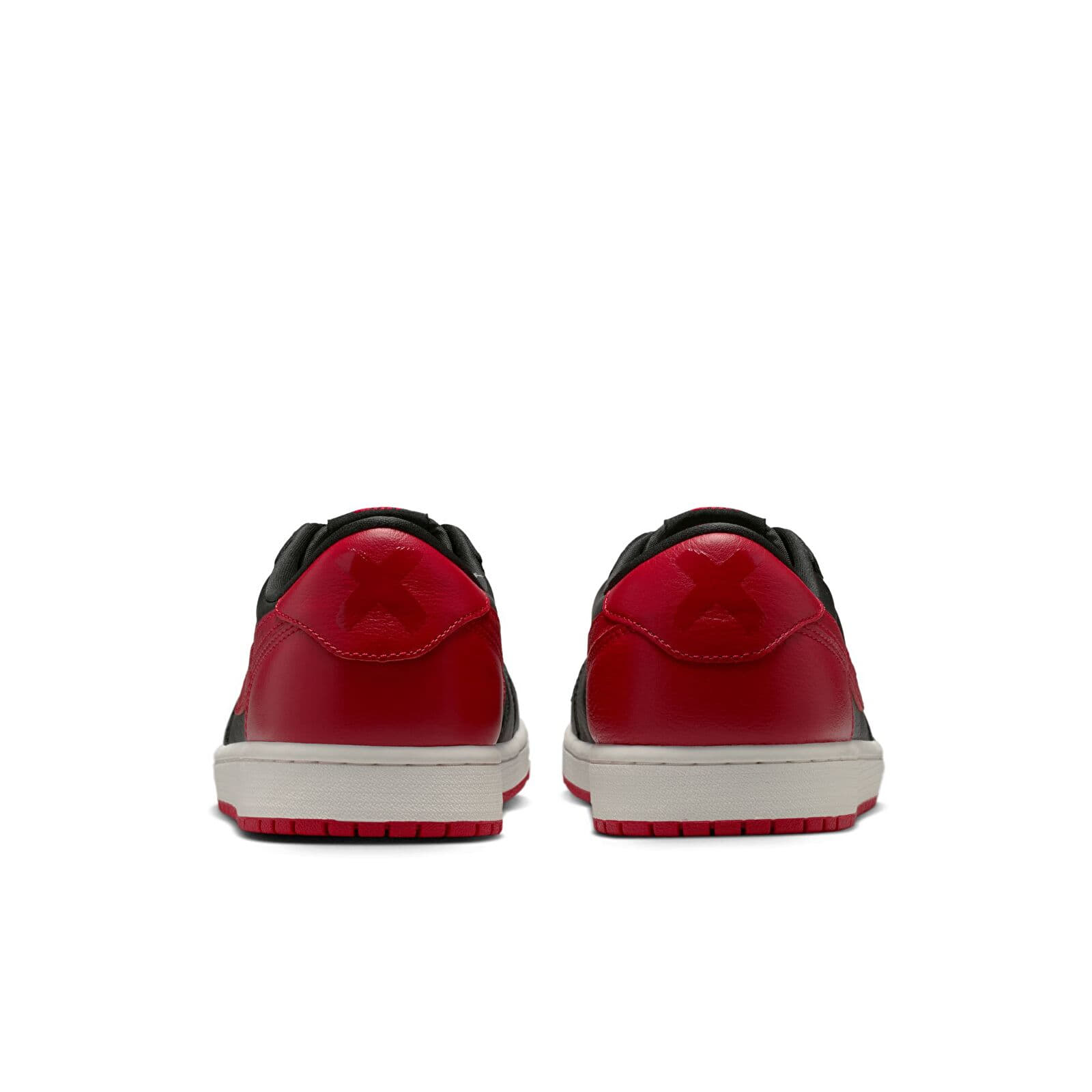Herresko Air Jordan 1 Low OG "Banned" Black/ Black-Varsity Red-Summit White