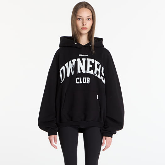 Sweatshirt REPRESENT Owners Hoodie UNISEX Jet Black