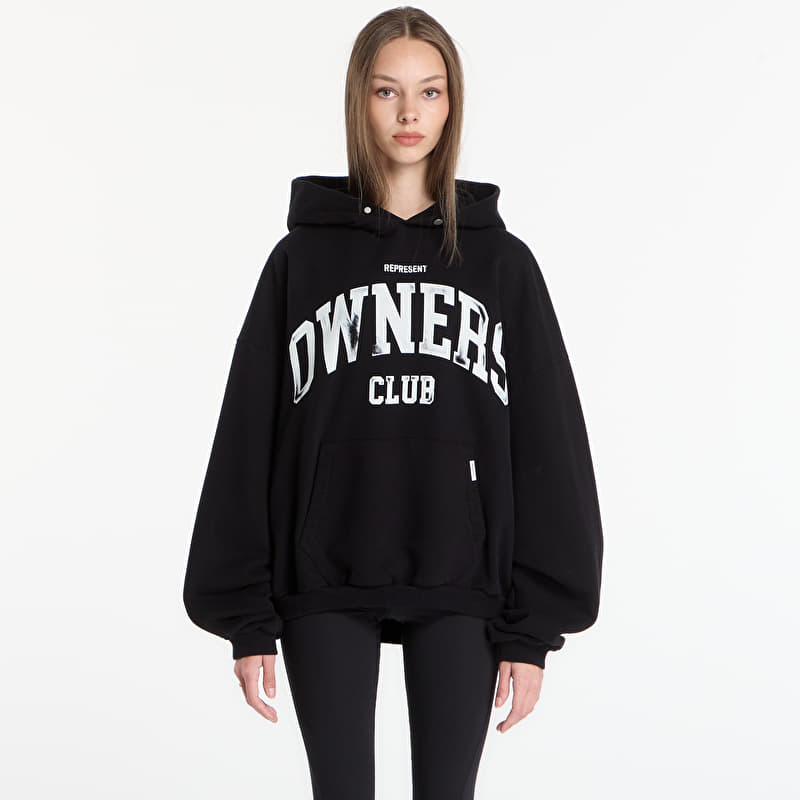 Sweatshirt REPRESENT Owners Hoodie UNISEX Jet Black
