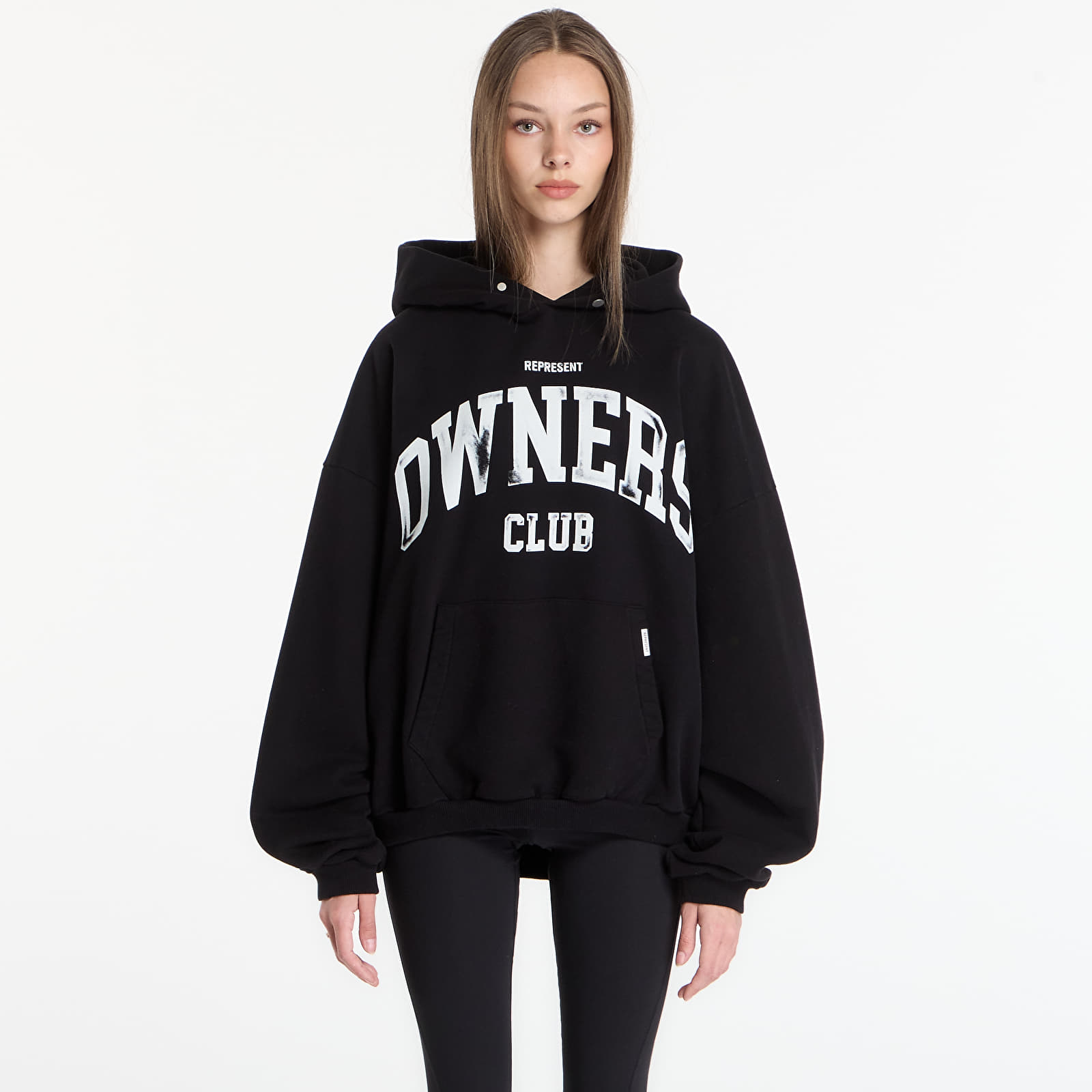 Hettegensere og sweatshirts REPRESENT Owners Hoodie UNISEX Jet Black