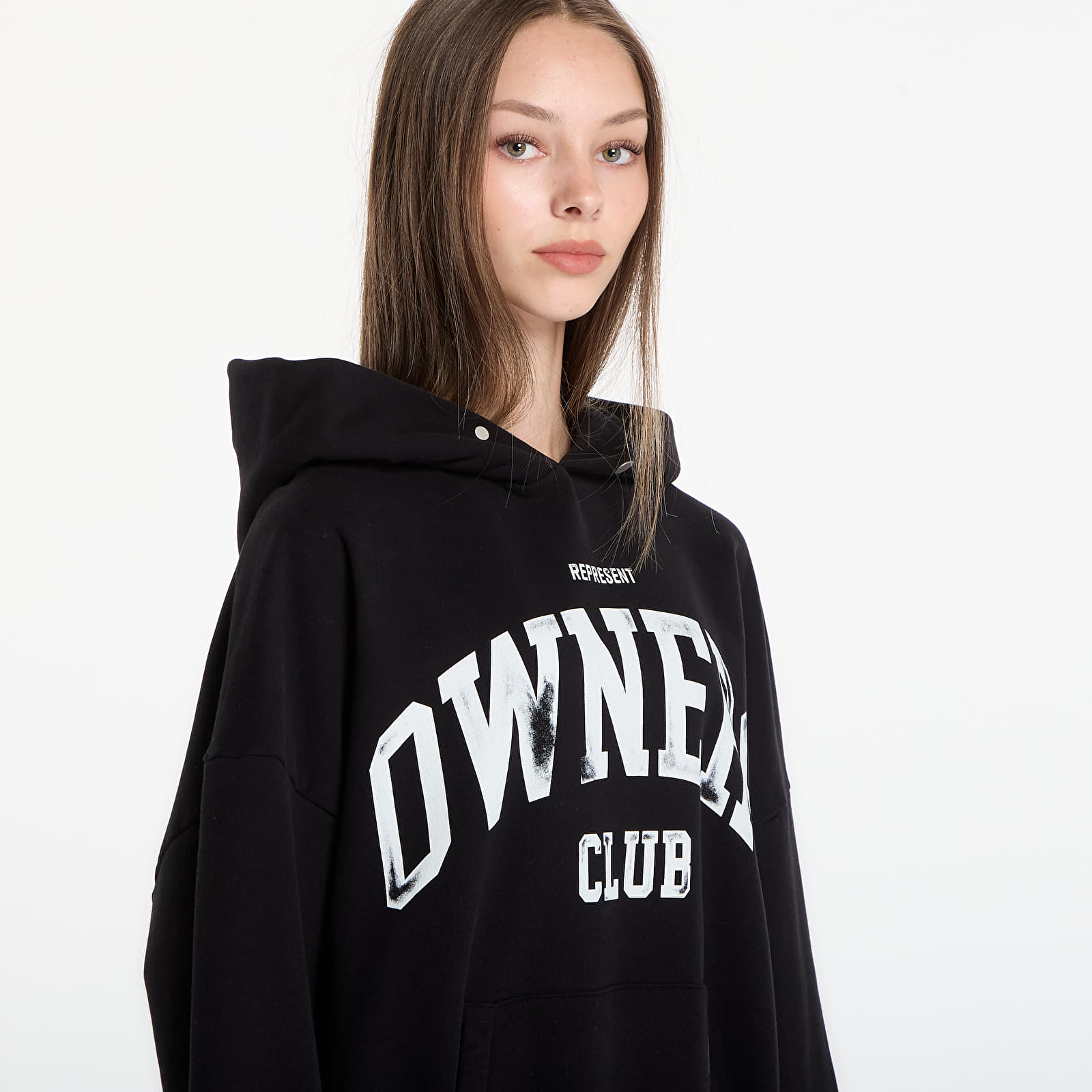 Hettegensere og sweatshirts REPRESENT Owners Hoodie UNISEX Jet Black