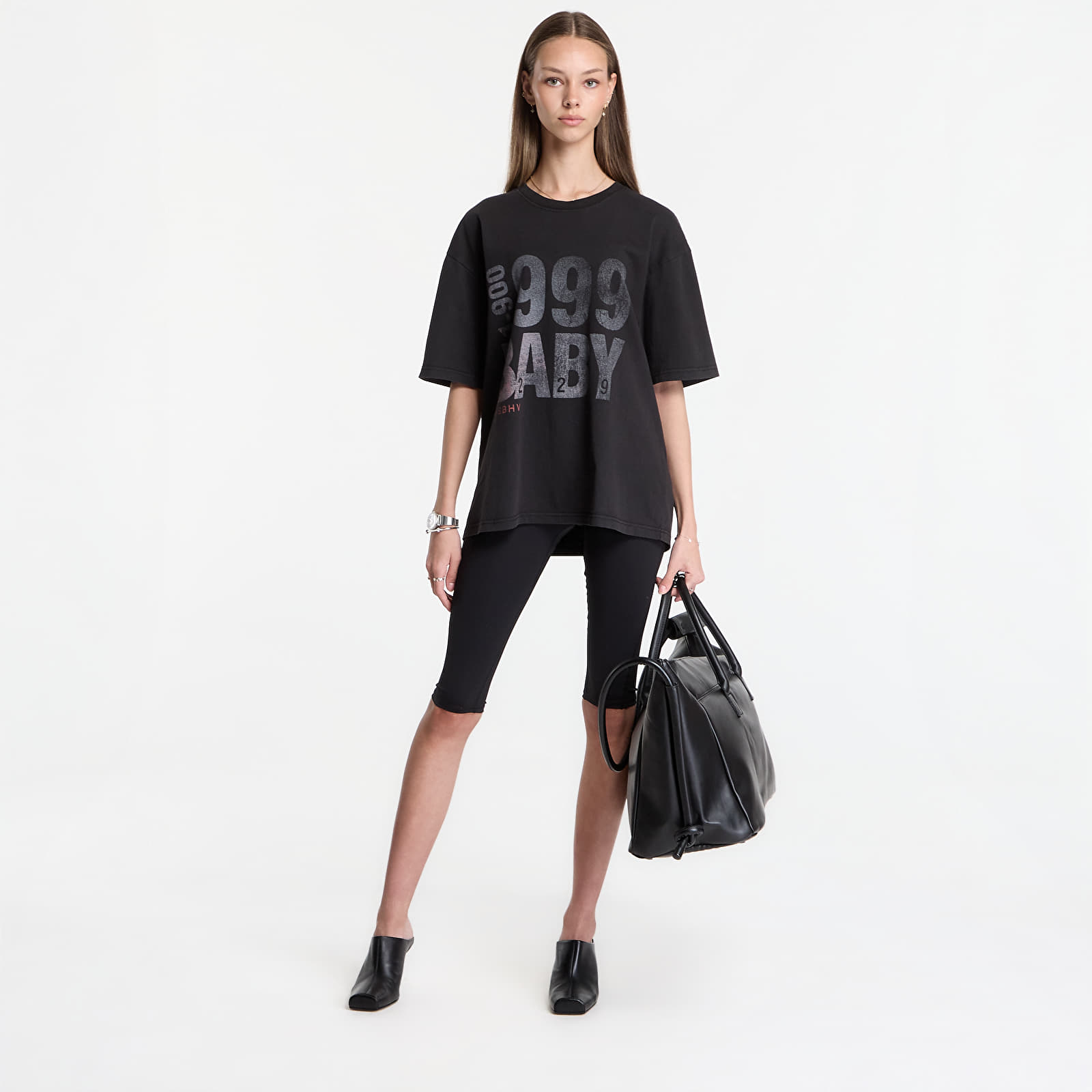 T-shirts MISBHV 999 Baby T-Shirt UNISEX Washed Black
