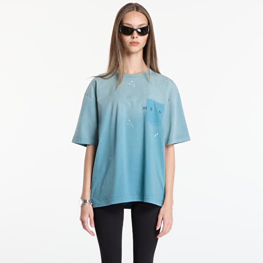 T-shirt MISBHV Hand Writing Teal T-Shirt UNISEX Navy