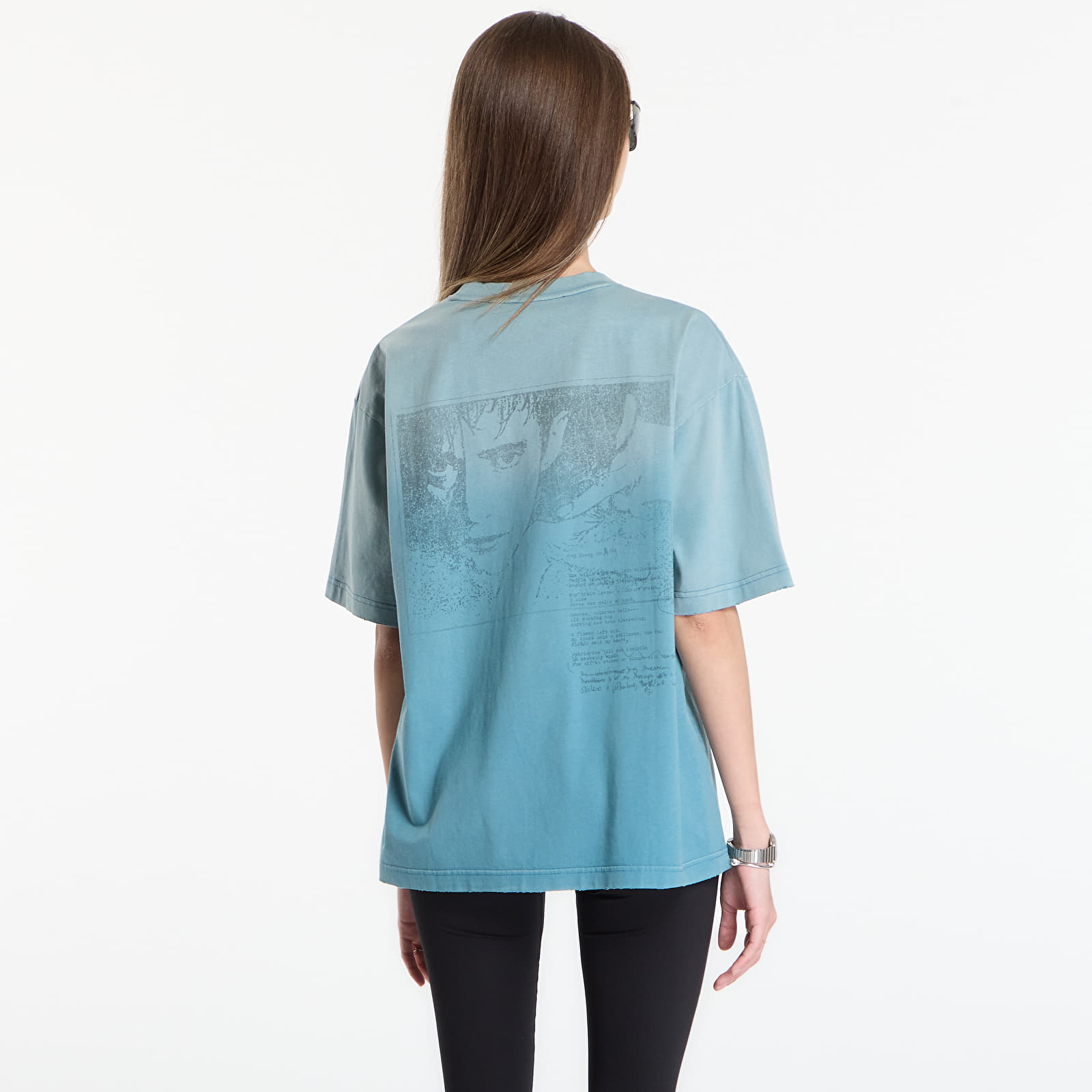 T-shirts MISBHV Hand Writing Teal T-Shirt UNISEX Navy