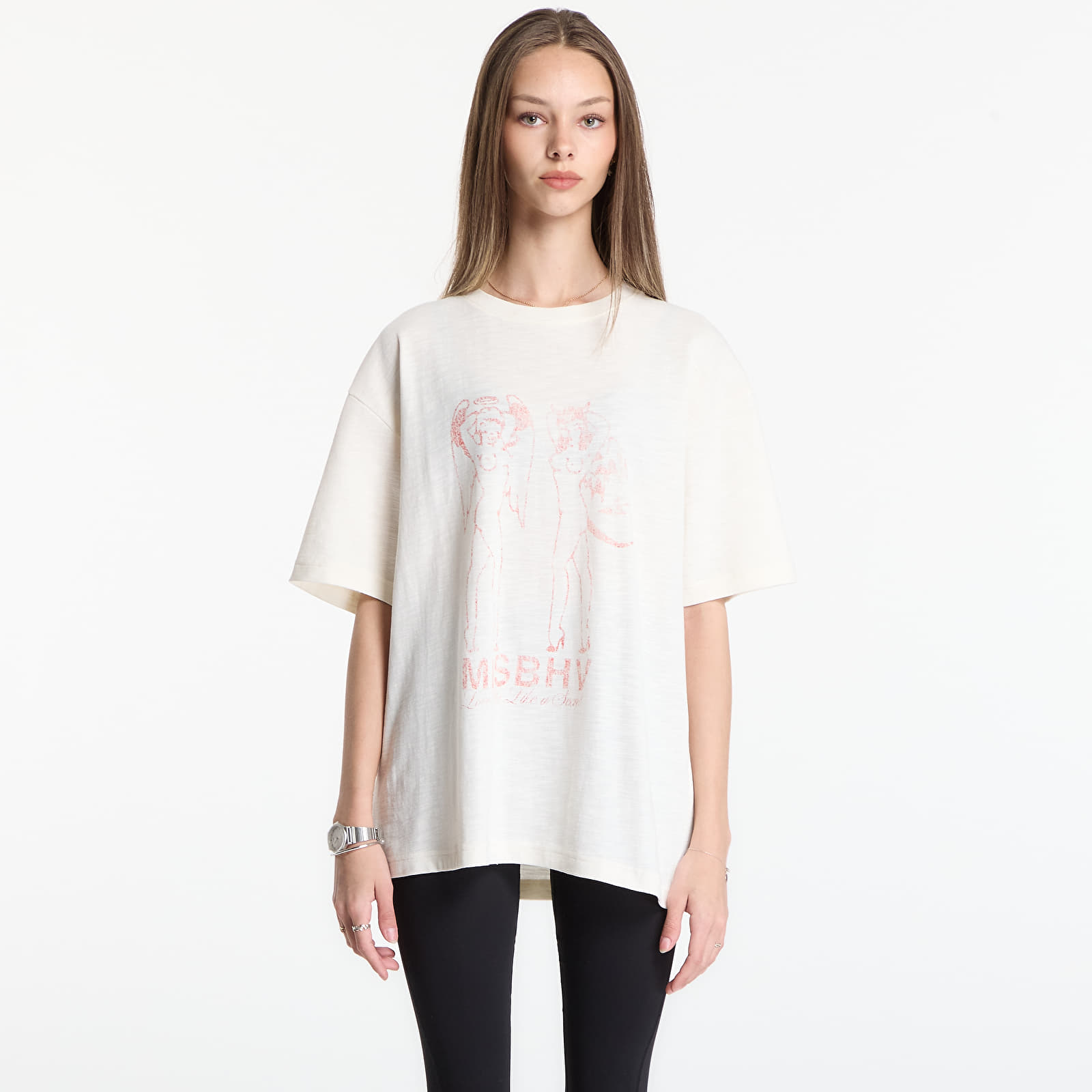 T-shirts MISBHV Devil&Angel T-Shirt UNISEX Off White