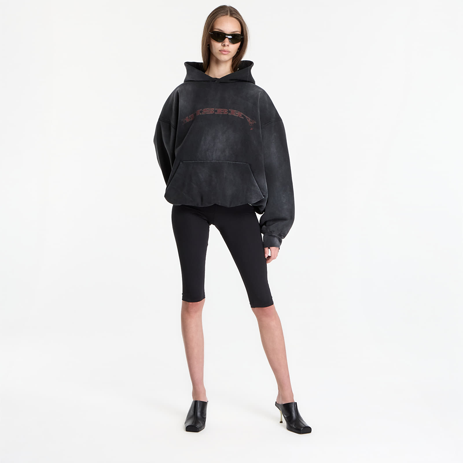 Džemperiai su gobtuvais ir džemperiai MISBHV Devil Misbhv Inflated Hoodie UNISEX Washed Grey