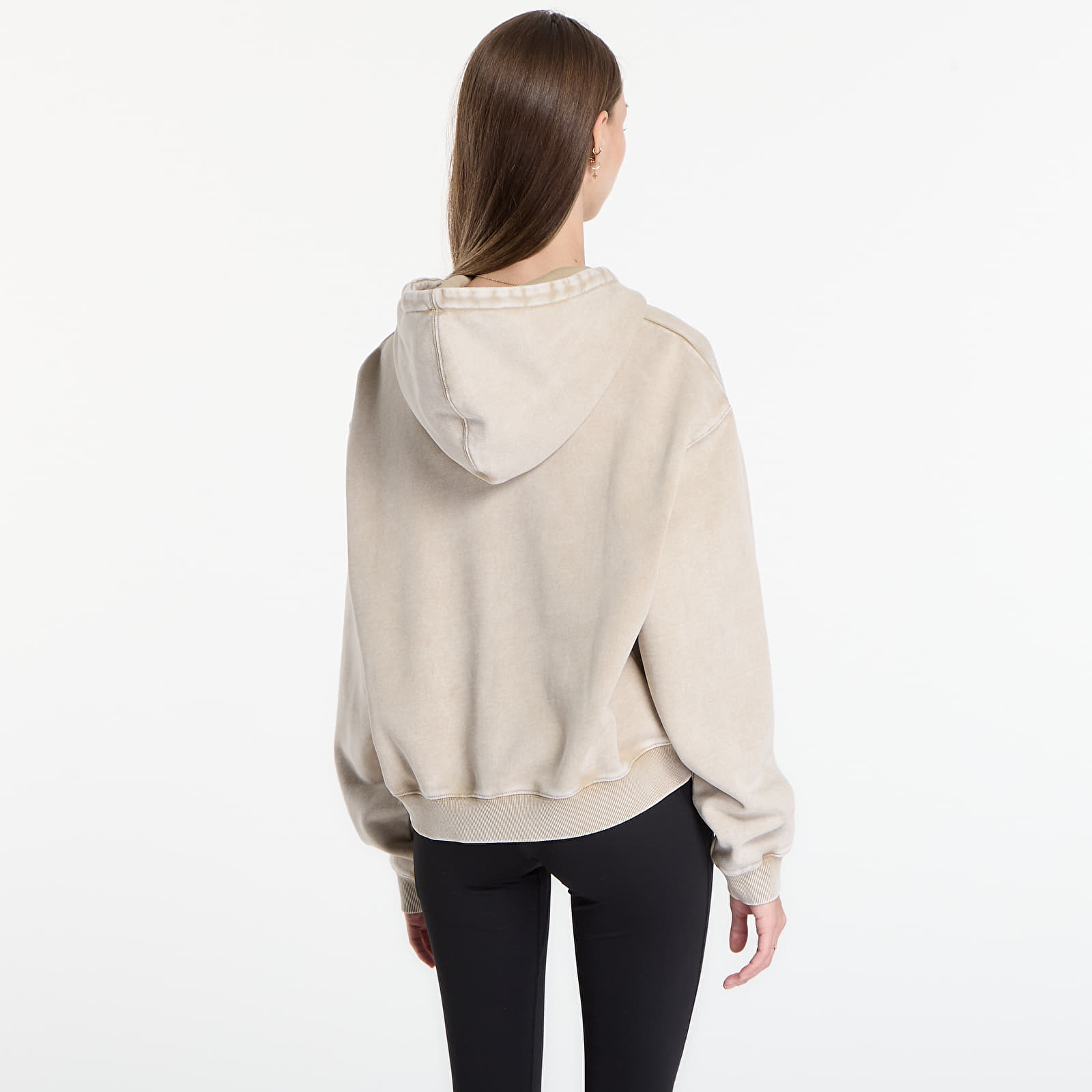 Hoodies and sweatshirts  Patta Loopback Logo Zip Hooded Sweater UNISEX Irish Cream