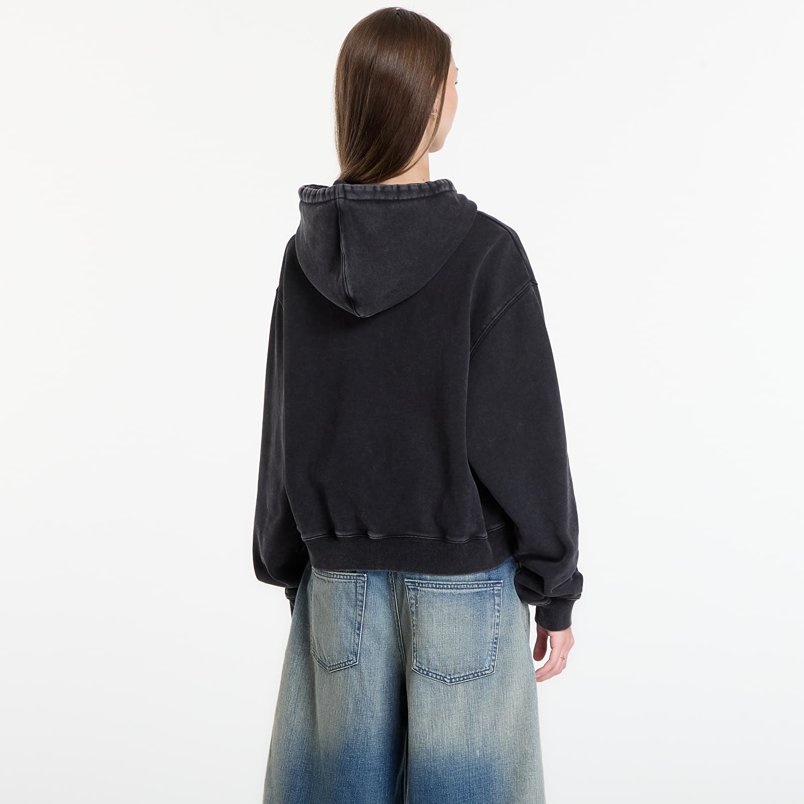 Hoodies and sweatshirts  Patta Loopback Logo Zip Hooded Sweater UNISEX Moonless Night