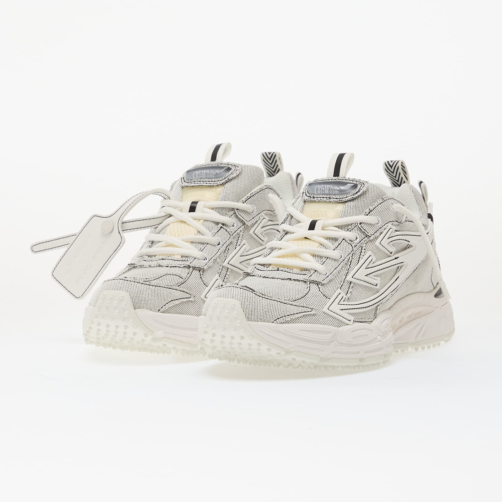 Buty damskie Off-White W-Denim Be Right Back-001 White/ Black