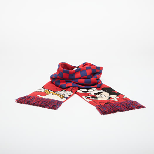 adidas Brain Dead Disney Scarf Better Scarlet/ Victory Blue
