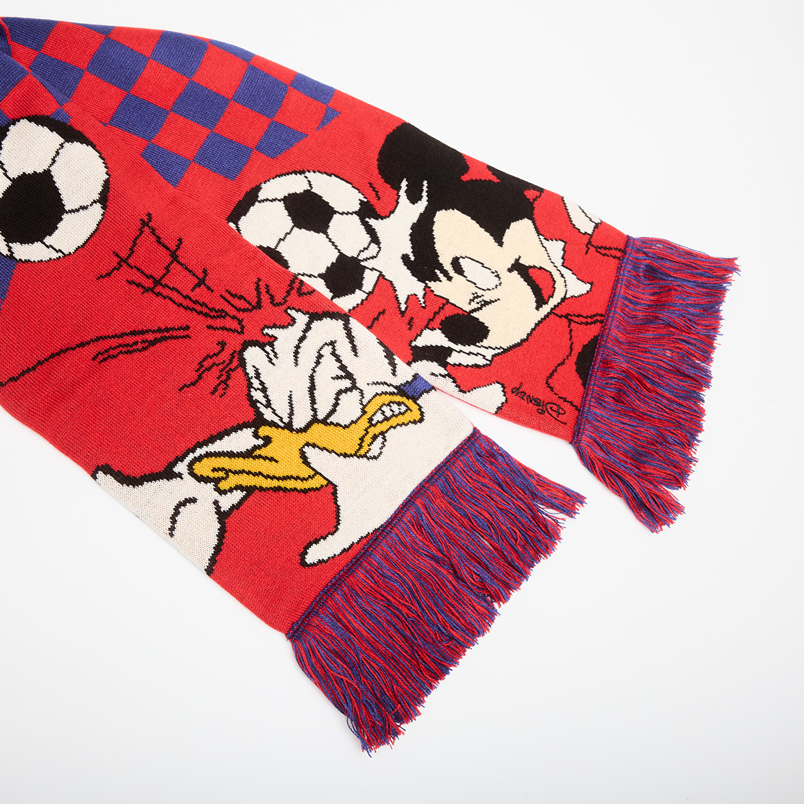 Sjaals adidas Brain Dead Disney Scarf Better Scarlet/ Victory Blue