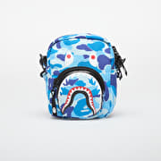 A BATHING APE Abc Camo Shark Mini Bag Blue