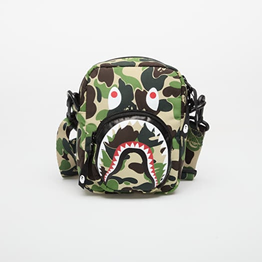 Sac A BATHING APE Abc Camo Shark Mini Bag Green