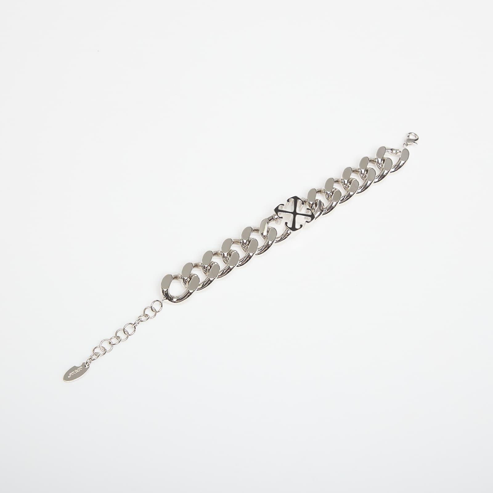 Narukvice Off-White Bangle Bracelet Silver/ Black