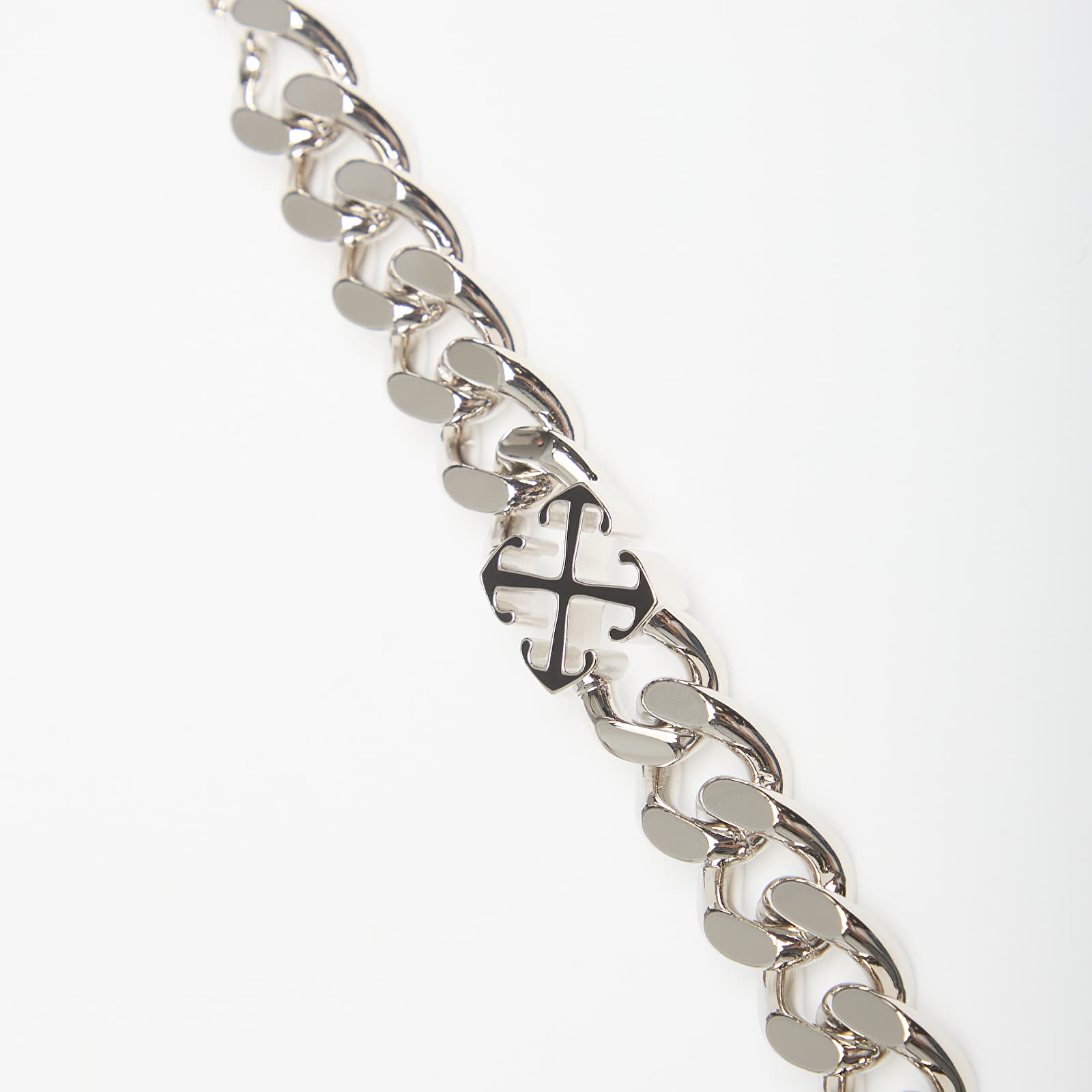Narukvice Off-White Bangle Bracelet Silver/ Black