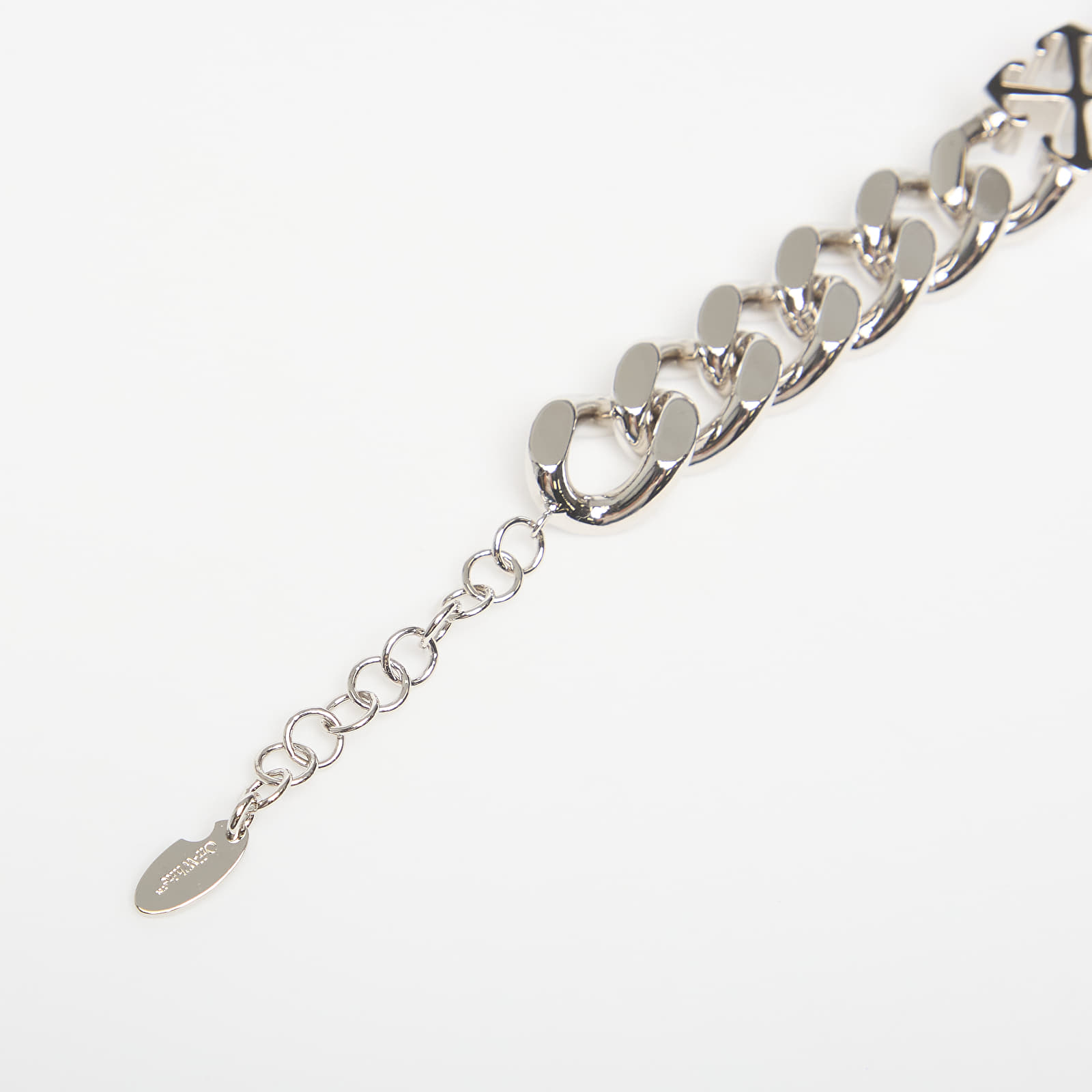 Narukvice Off-White Bangle Bracelet Silver/ Black