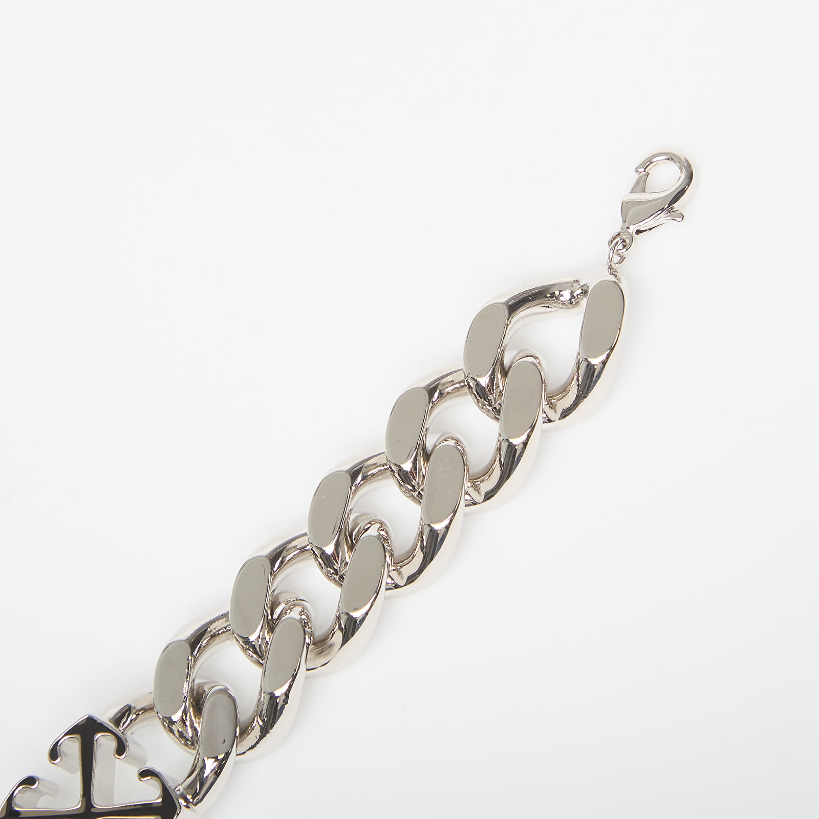Narukvice Off-White Bangle Bracelet Silver/ Black