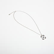 Off-White Arrow Necklace Silver/ Black