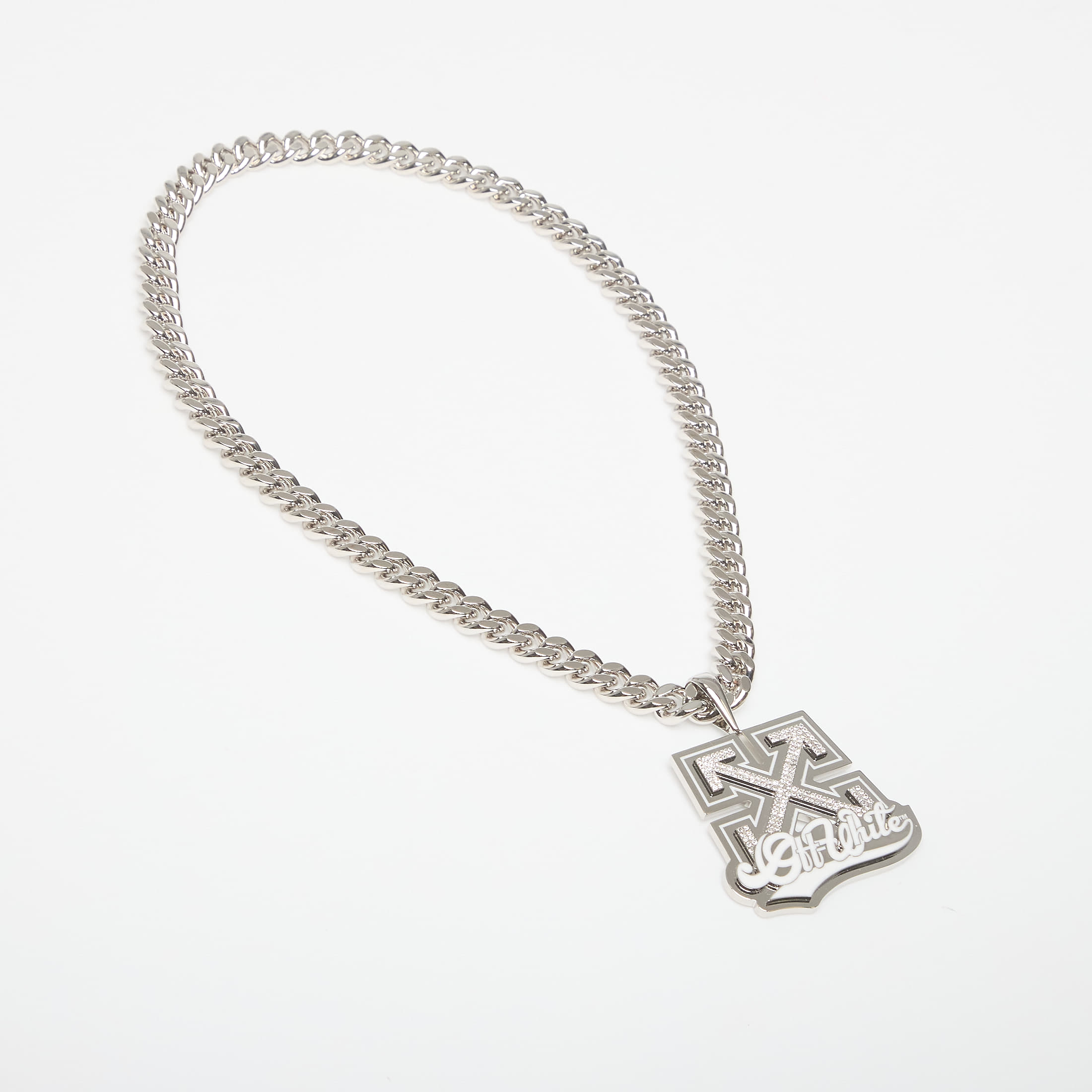 Collana Off-White Arrow Necklace Silver/ Silver