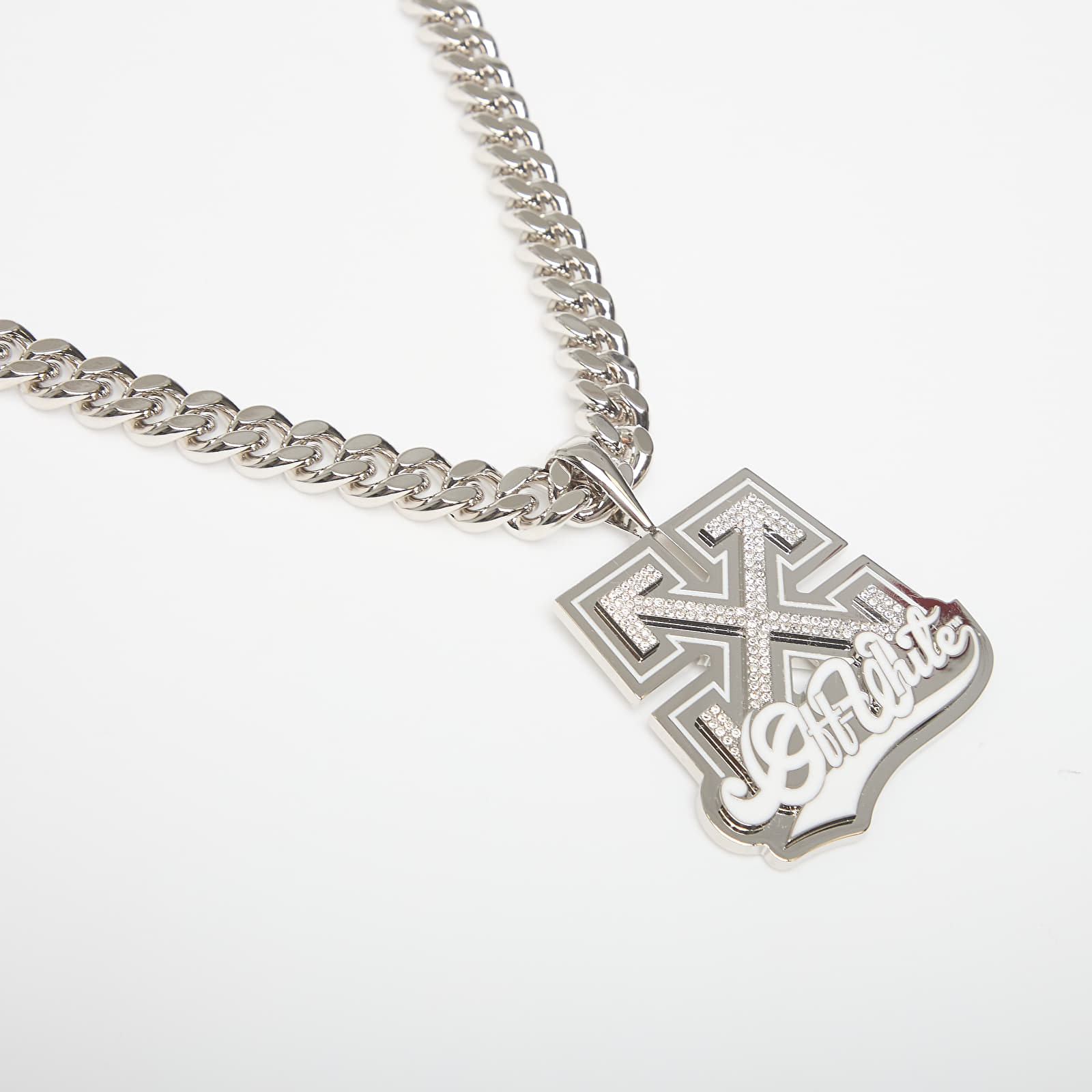 Ogrlice Off-White Arrow Necklace Silver/ Silver