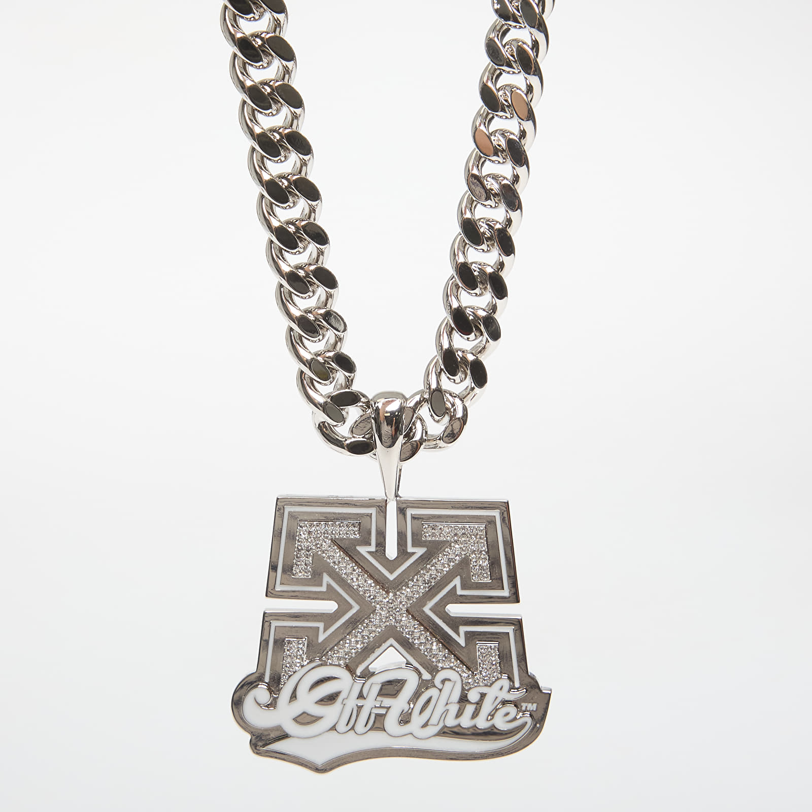 Ogrlice Off-White Arrow Necklace Silver/ Silver