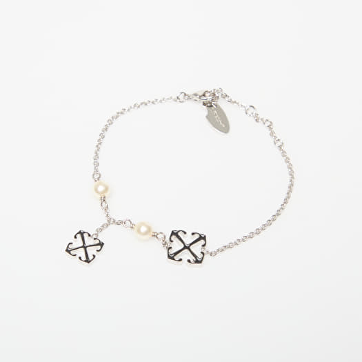 Brățară Off-White Bangle Bracelet Silver/ Black