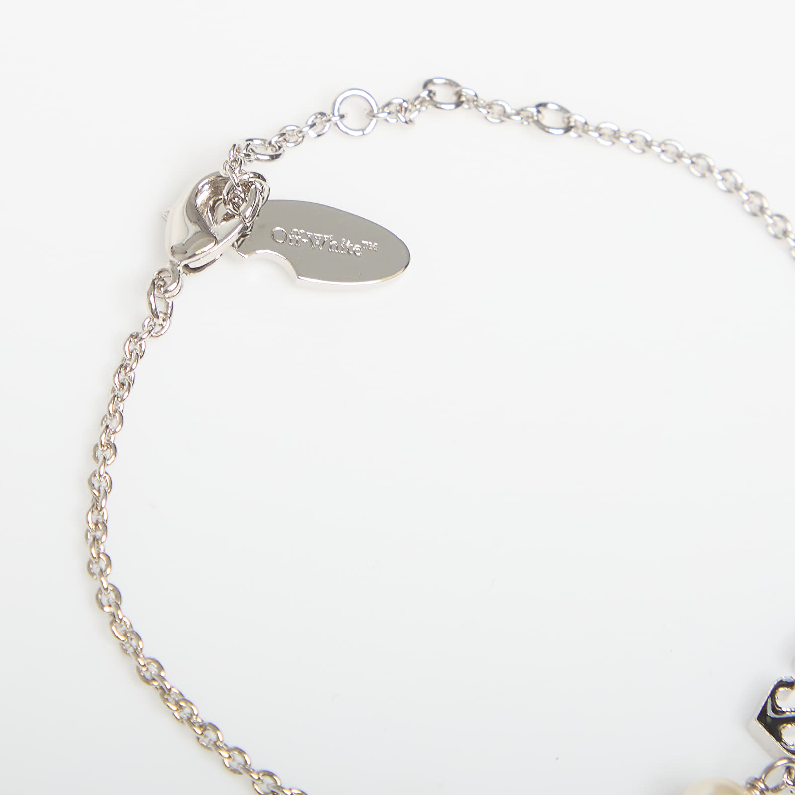 Bracelets Off-White Bangle Bracelet Silver/ Black