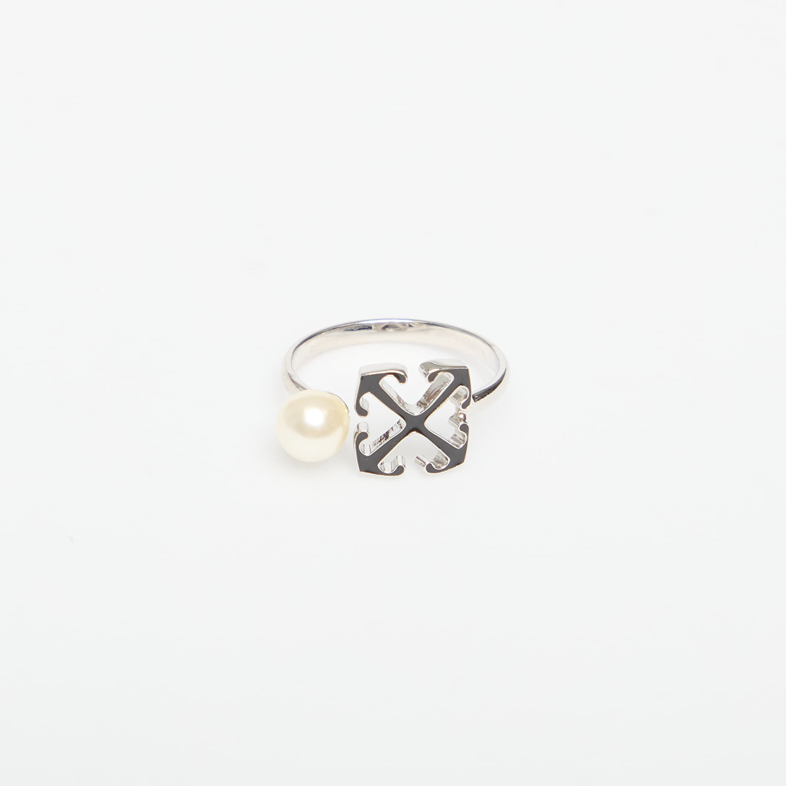 Sõrmused Off-White Ow Ring Silver/ Black