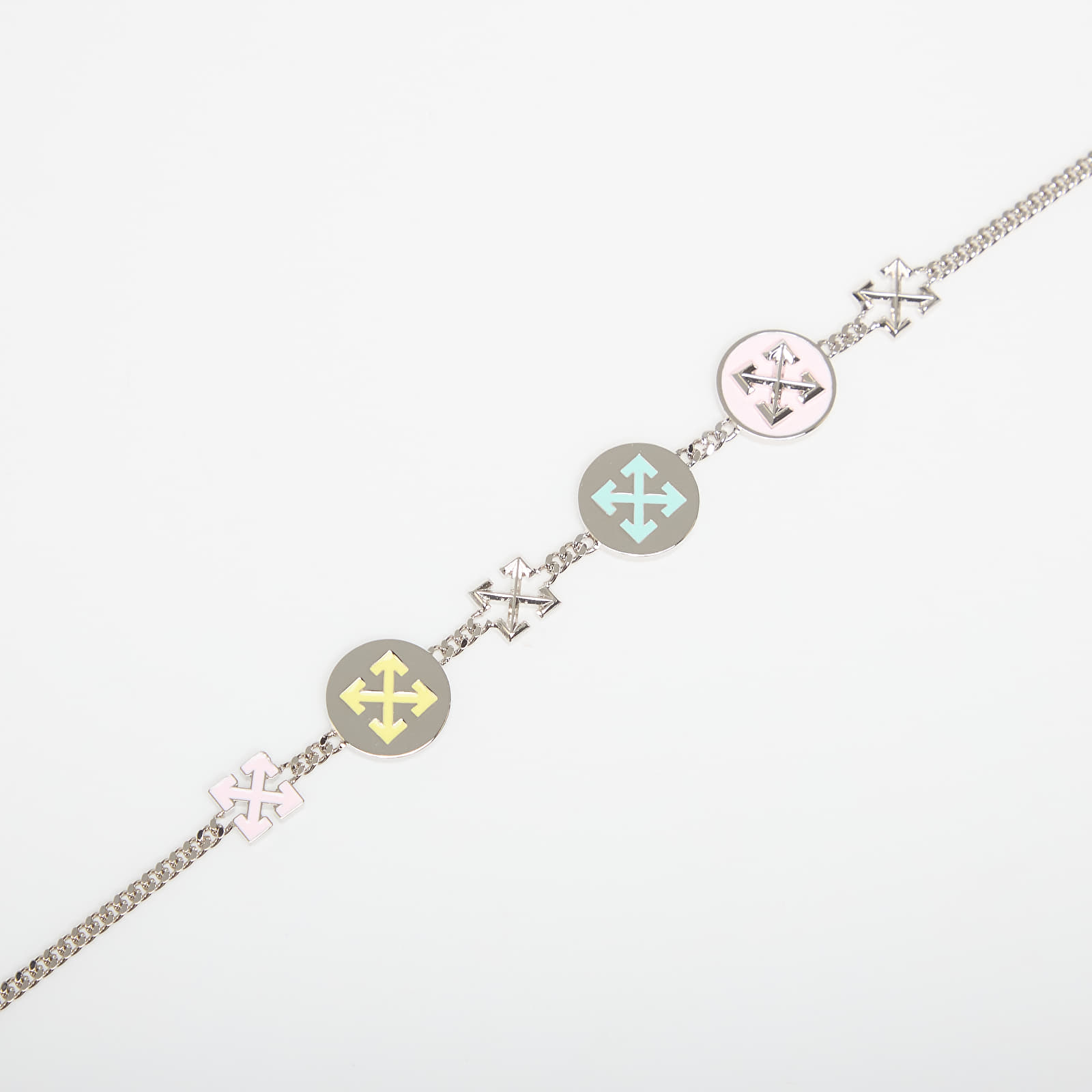 Ogrlice Off-White Arrow Necklace Silver/ No Color