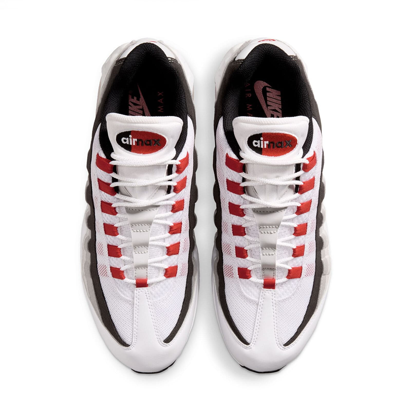 Herresko Nike Air Max 95 Premium White/ Comet Red-Neutral Grey-Medium Grey