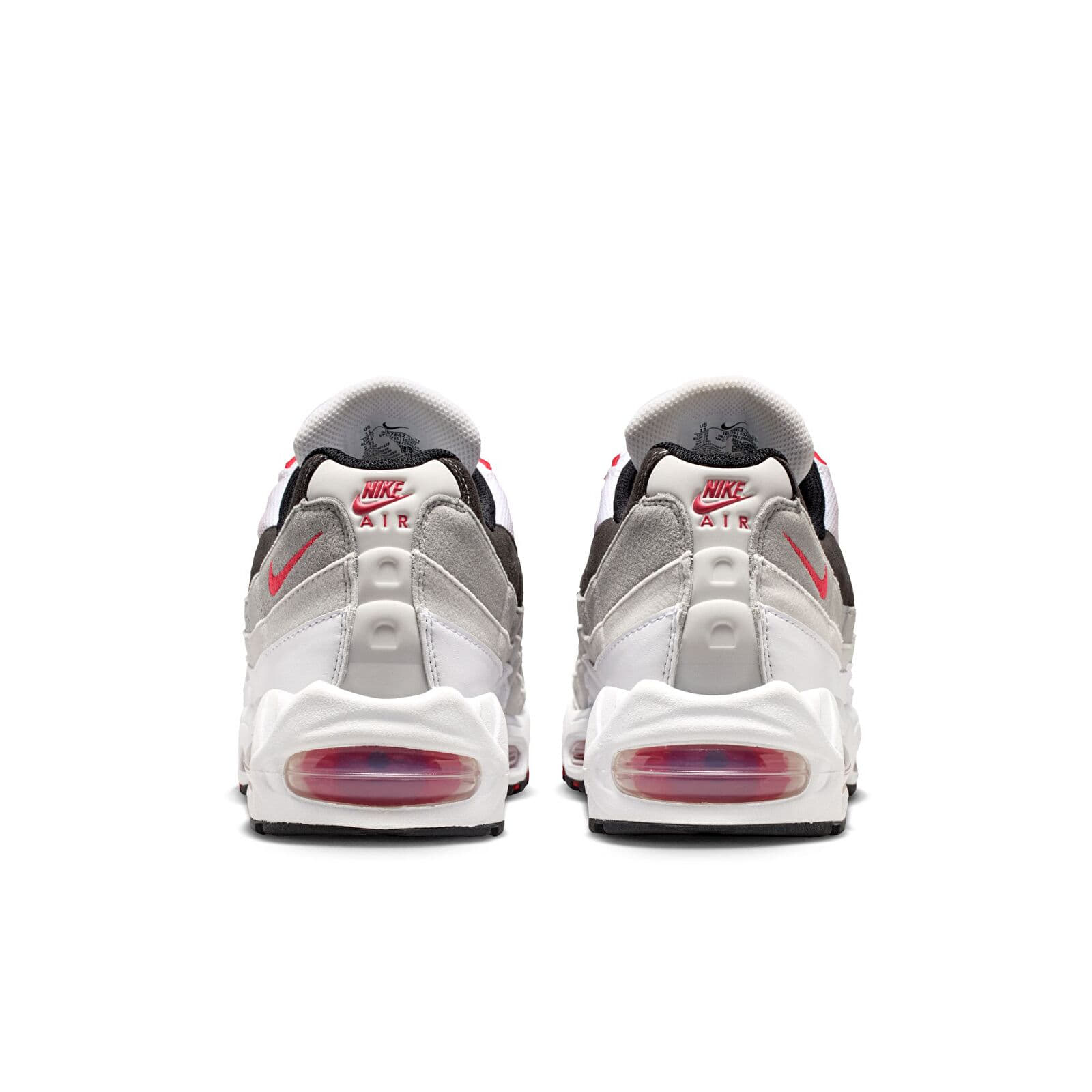 Herresko Nike Air Max 95 Premium White/ Comet Red-Neutral Grey-Medium Grey