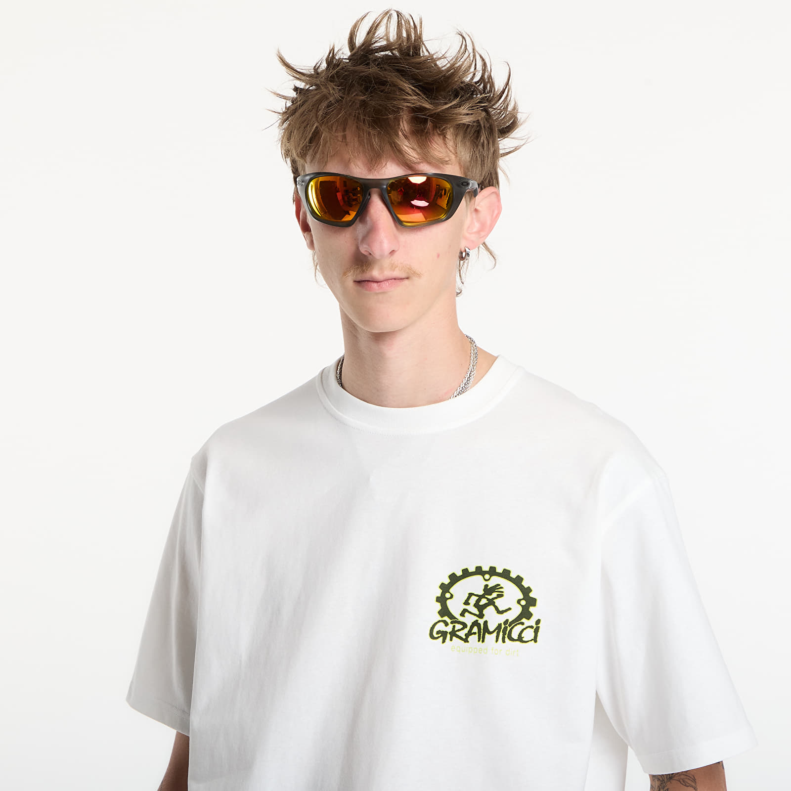 Marškinėliai Gramicci Equipped For Dirt Tee UNISEX White