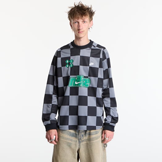 Τζέρσεϊ Nike Sportswear Club Men's Goalie Top Smoke Grey/ Black/ Malachite