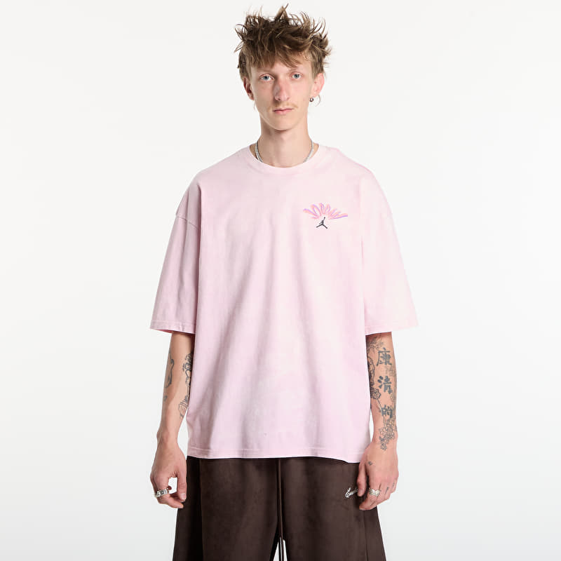Jordan Flight Men's T-Shirt Iced Carmine/ Black