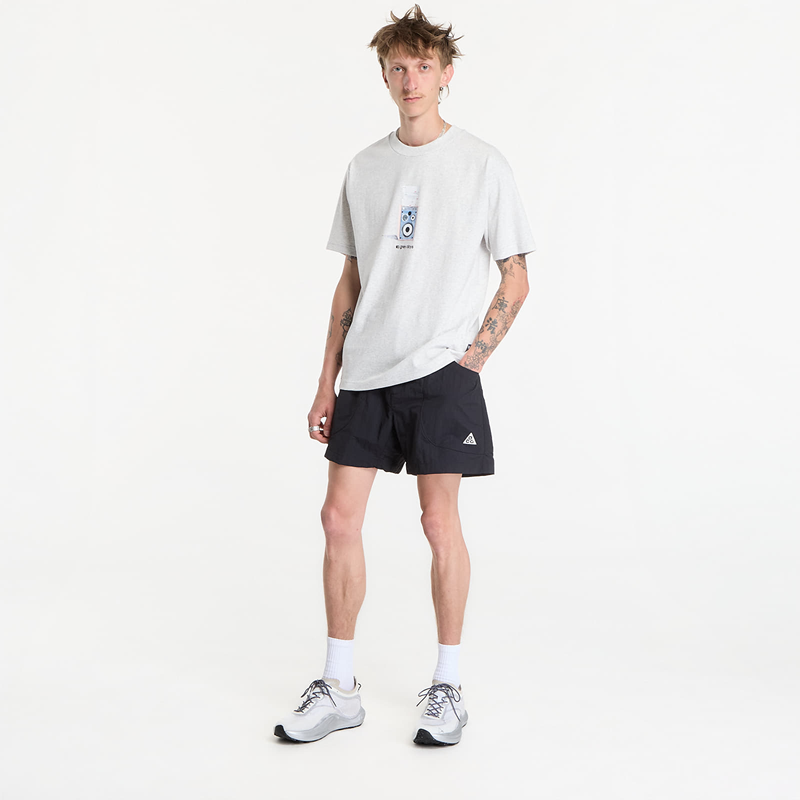 Тениски New Balance Grey Days Speaker T-Shirt Ash Heather