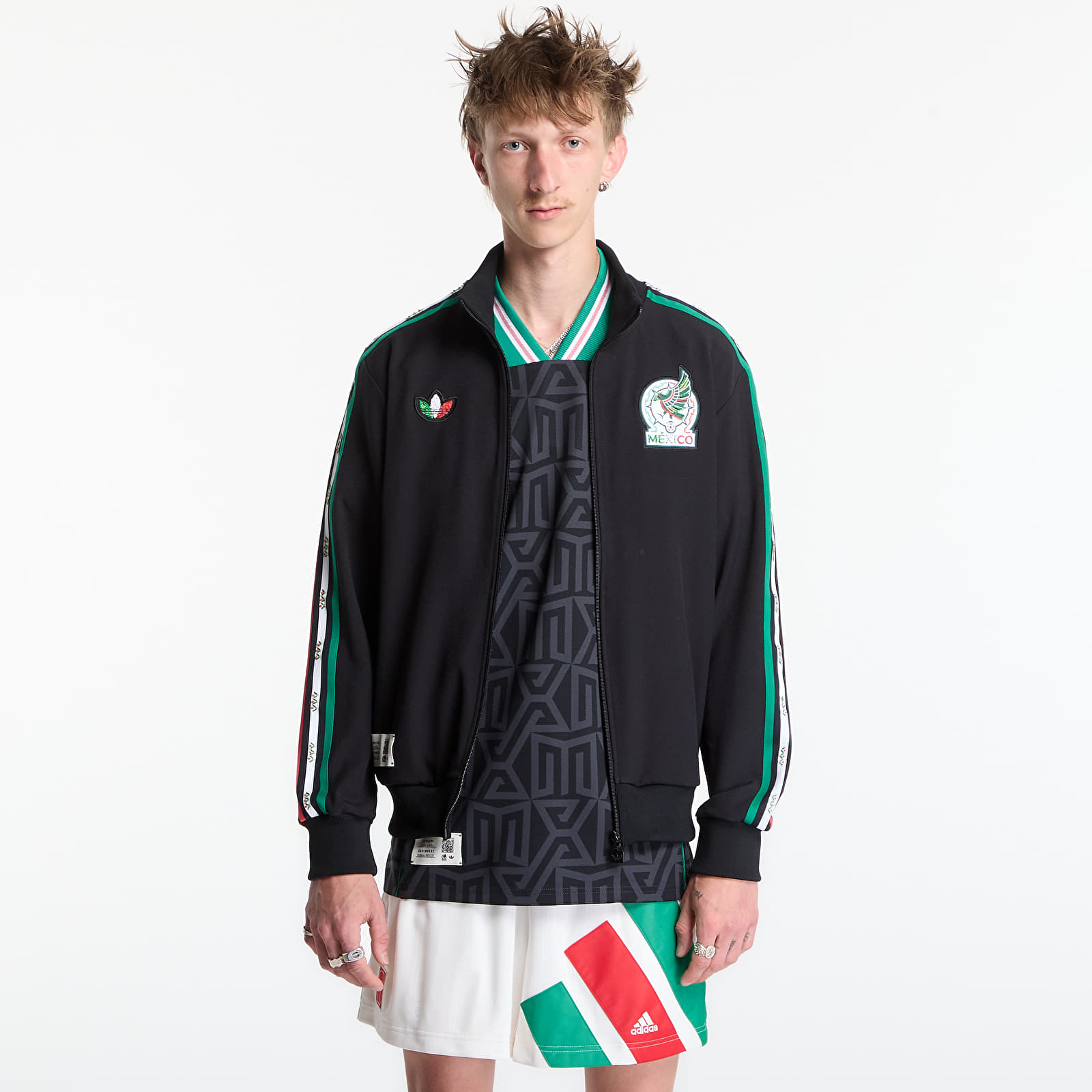 Hettegensere og sweatshirts adidas Mexico Someone Somewhere Track Top Black