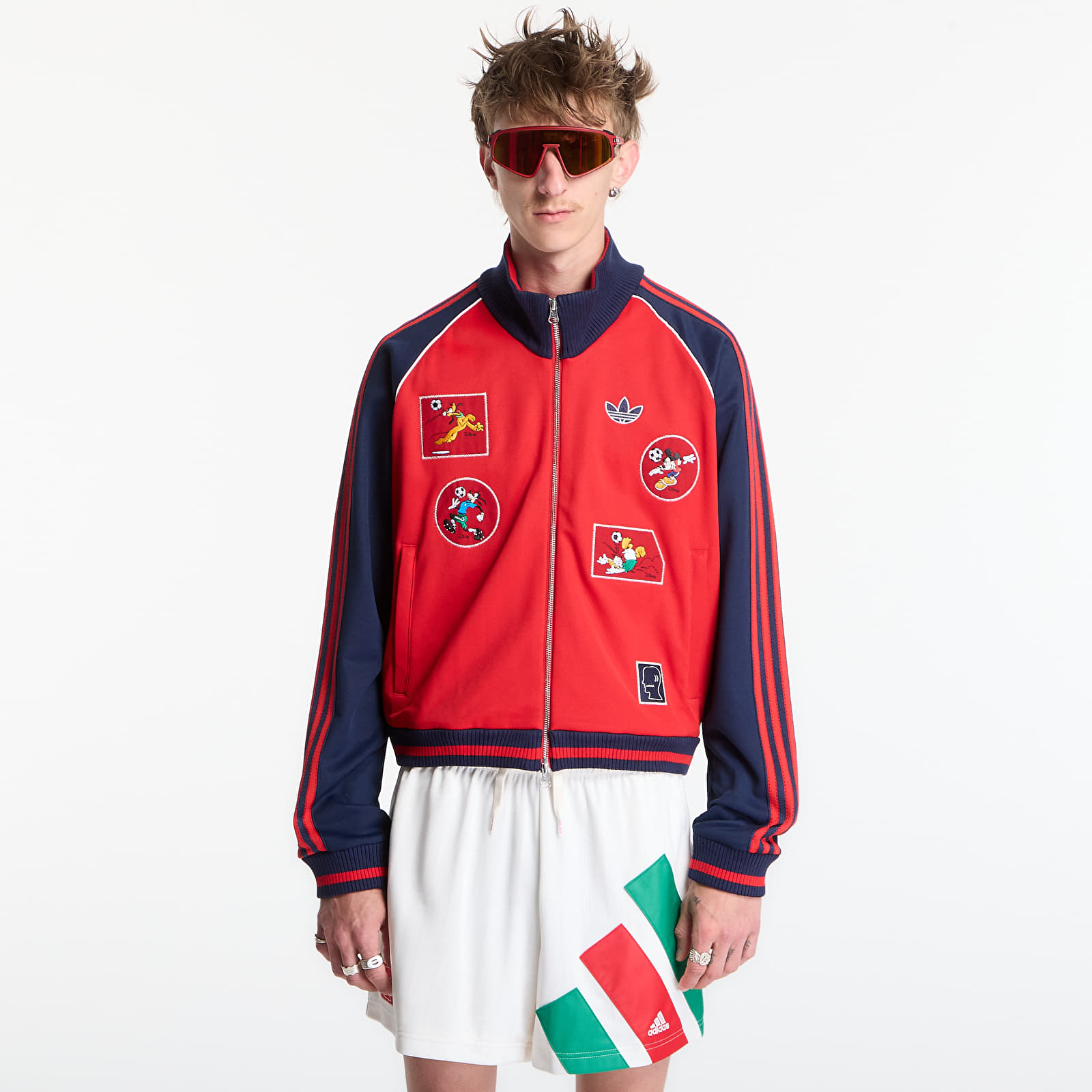 Hoodies and sweatshirts  adidas Brain Dead Disney Tracktop Better Scarlet
