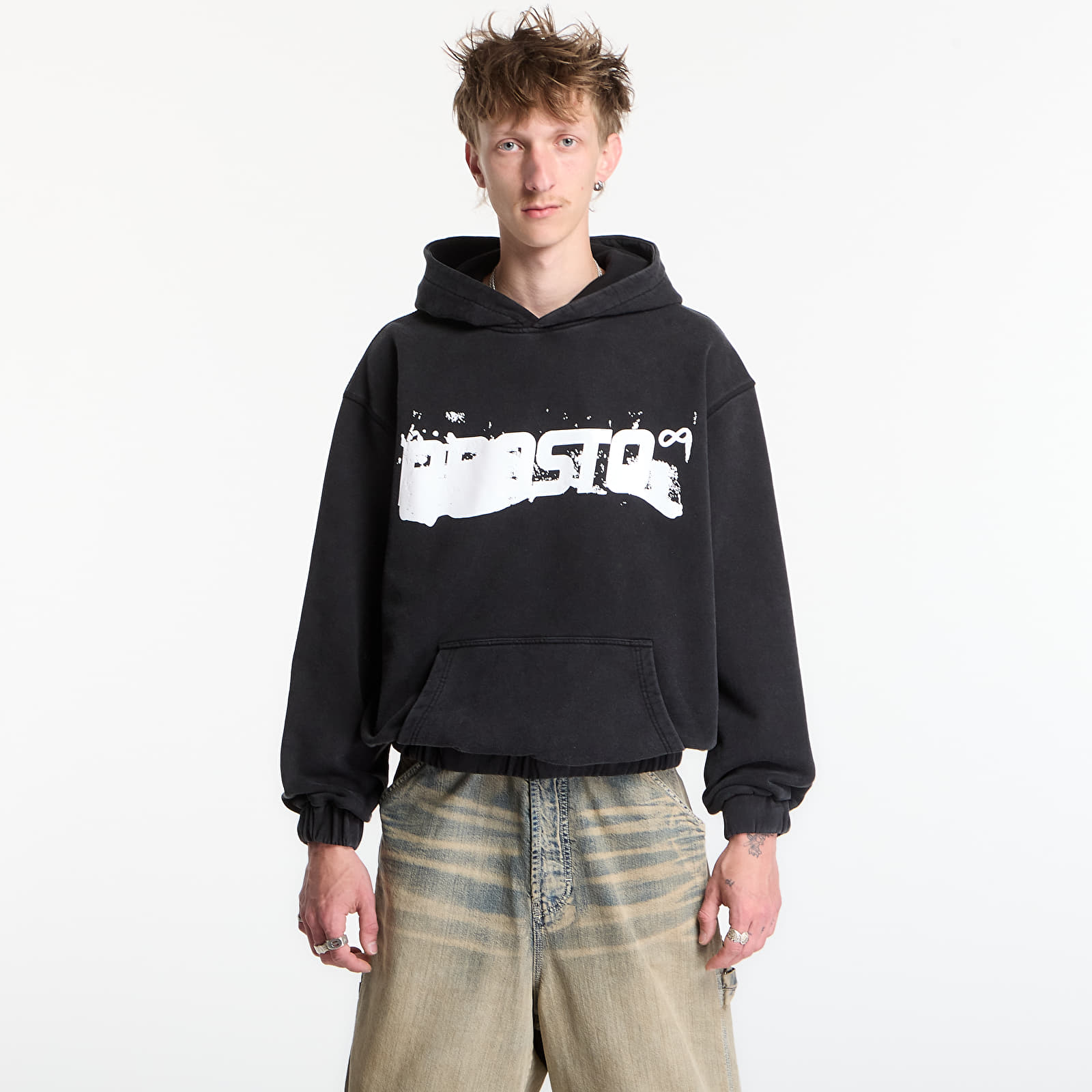 Džemperiai su gobtuvais ir džemperiai Prosto Hoodie Splash Black