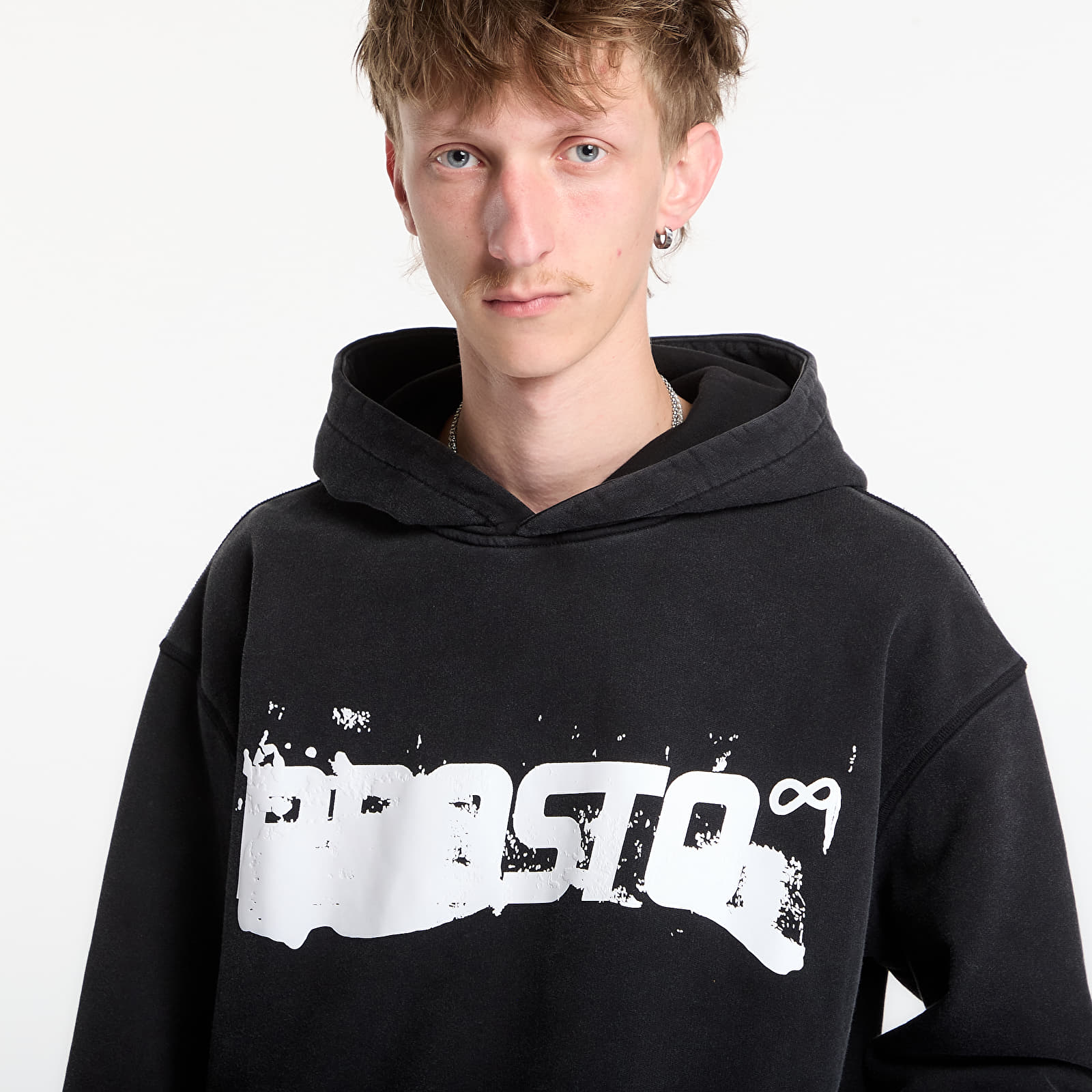 Džemperiai su gobtuvais ir džemperiai Prosto Hoodie Splash Black