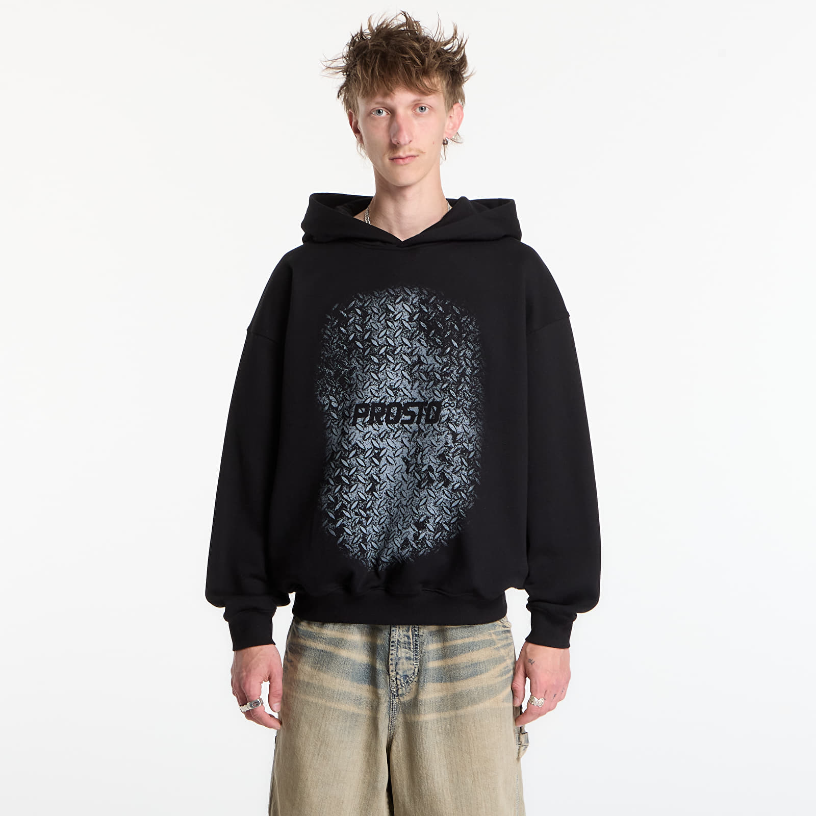 Džemperiai su gobtuvais ir džemperiai Prosto Hoodie Grade Black